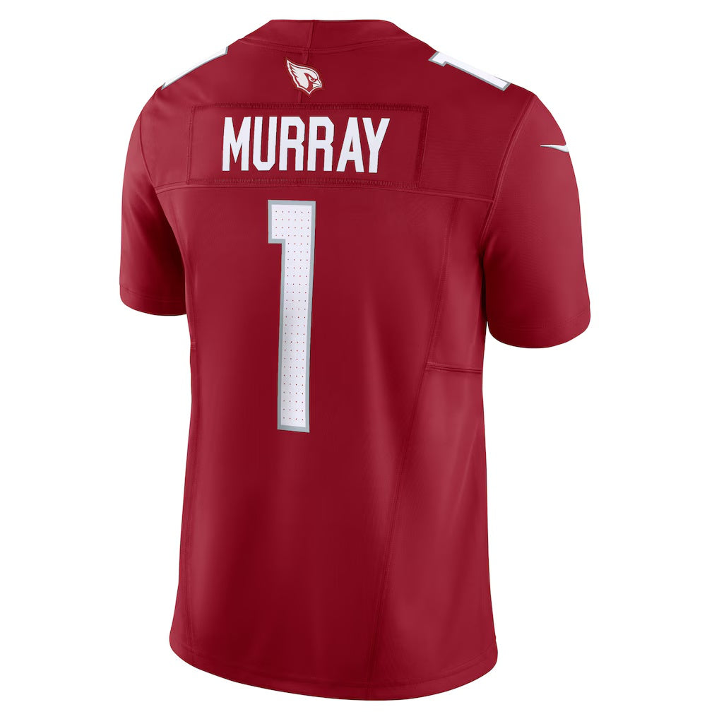 A.Cardinals #1 Kyler Murray Cardinal Vapor F.U.S.E. Limited Stitched American Football Jerseys