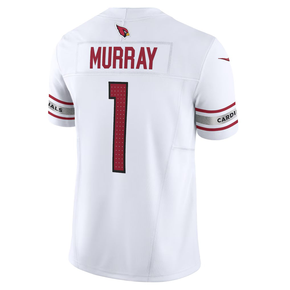 A.Cardinals #1 Kyler Murray White Vapor F.U.S.E. Limited American Football Jerseys
