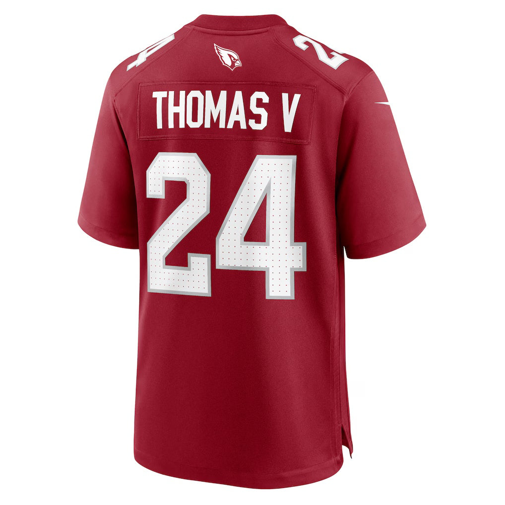 A.Cardinals #24 Starling Thomas V Cardinal Team Game Stitched American Football Jerseys
