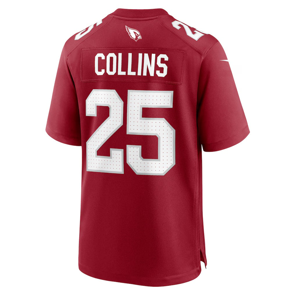 A.Cardinals #25 Zaven Collins Cardinal Home Game Stitched American Football Jerseys