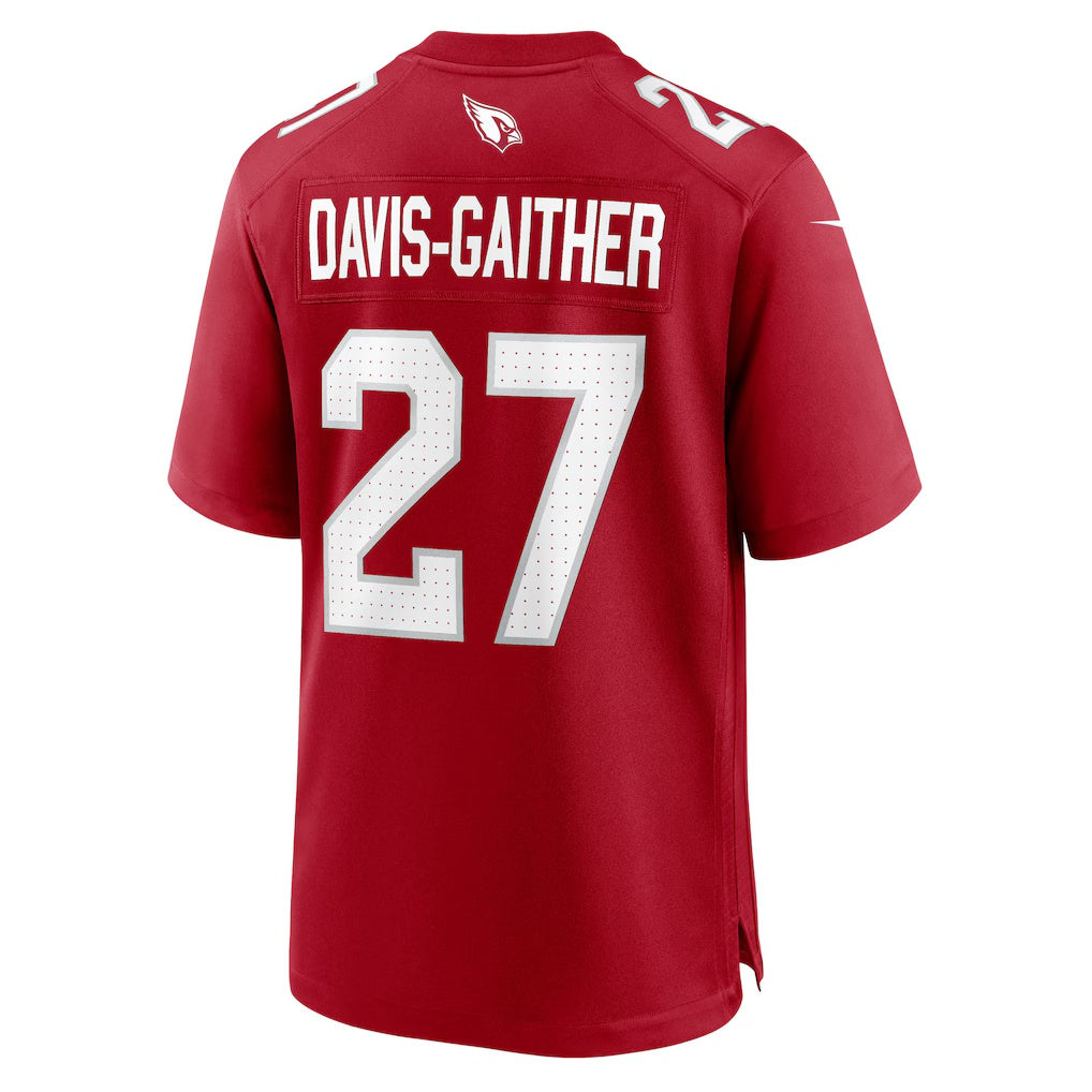 A.Cardinals #27 Akeem Davis-Gaither Cardinal Team Game Stitched American Football Jerseys