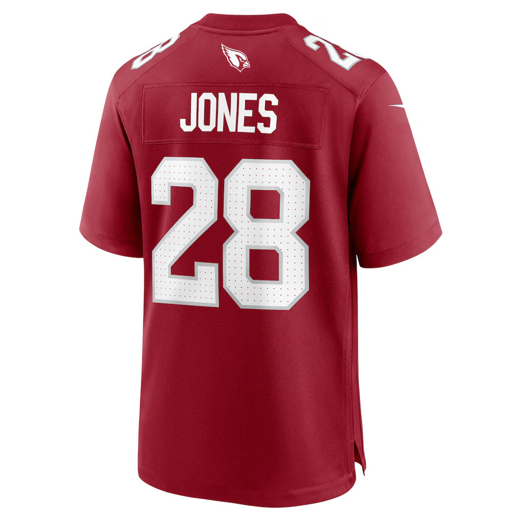 A.Cardinals #28 Elijah Jones Cardinal Team Game Stitched American Football Jerseys