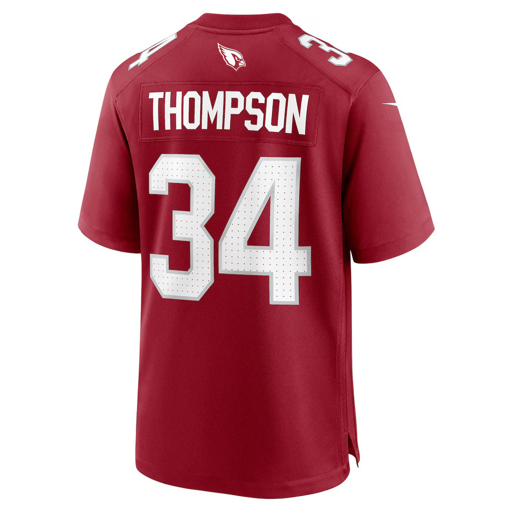 A.Cardinals #34 Jalen Thompson Cardinal Team Game Stitched American Football Jerseys