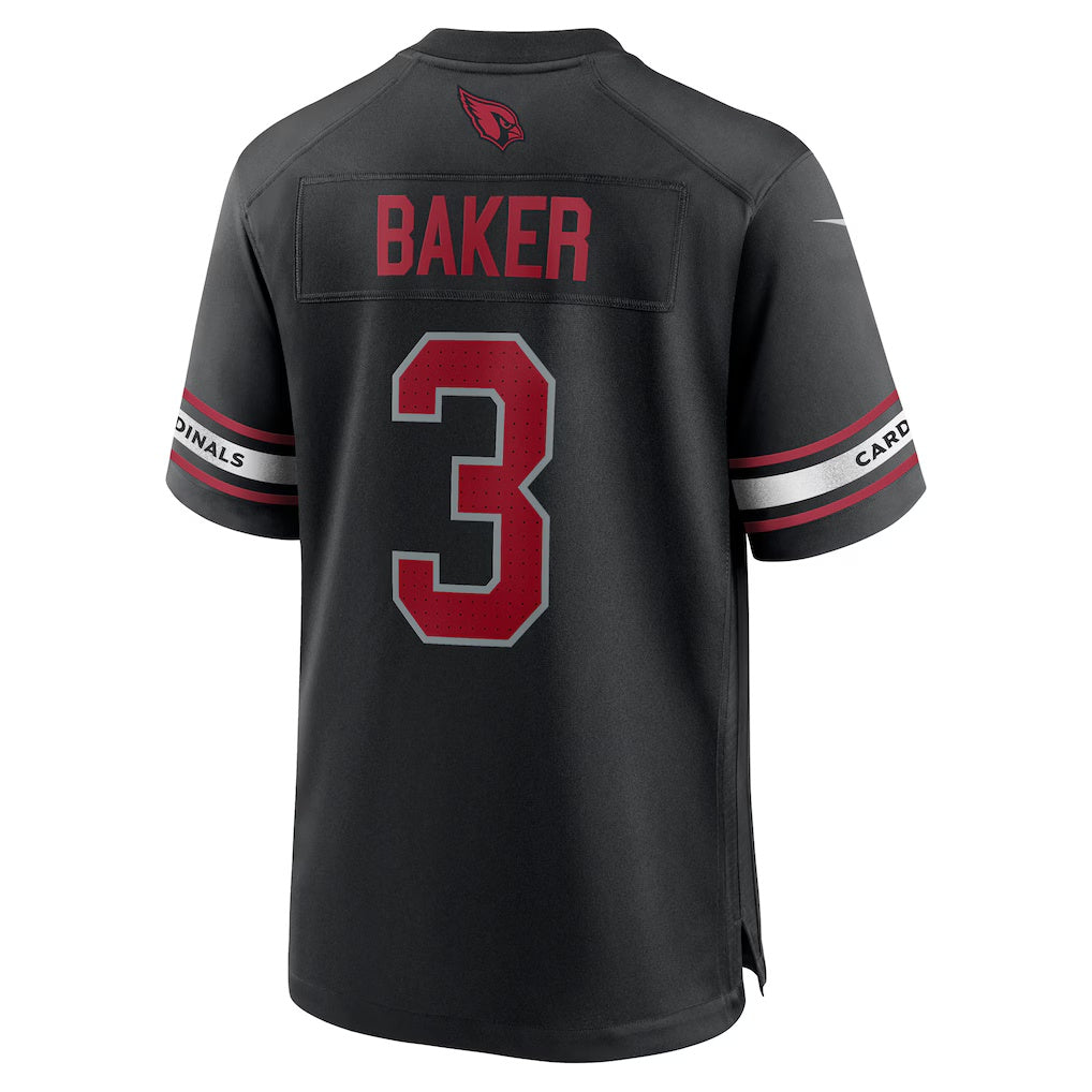 A.Cardinals #3 Budda Baker Black Game Stitched American Football Jerseys