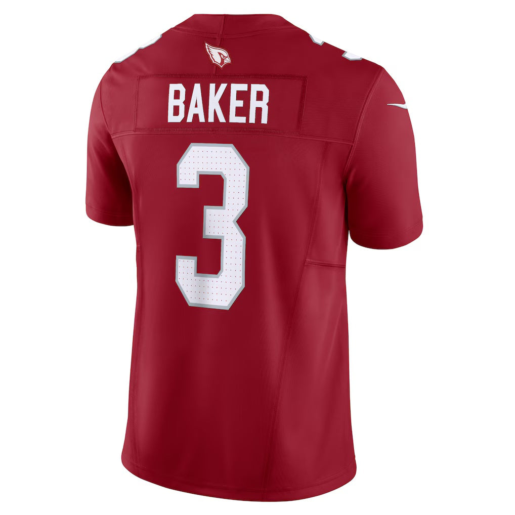 A.Cardinals #3 Budda Baker Cardinal Vapor F.U.S.E. Limited Stitched American Football Jerseys