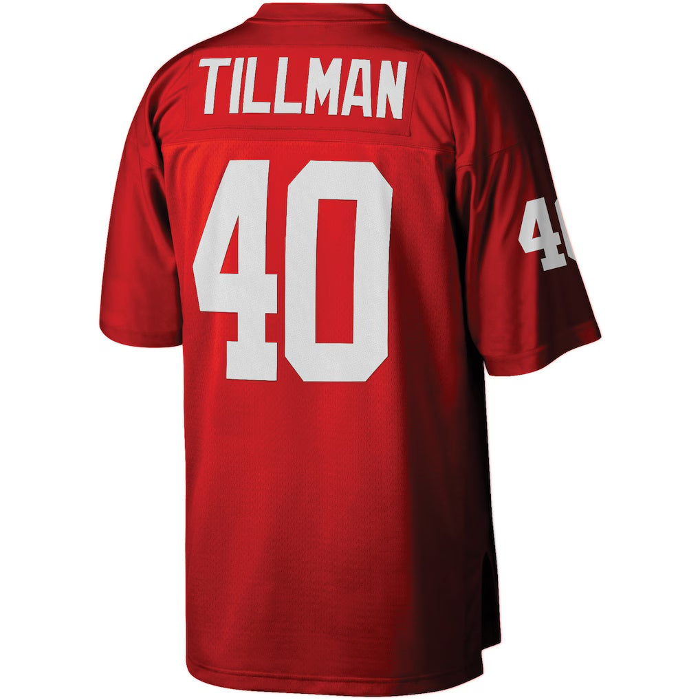A.Cardinals #40 Pat Tillman Mitchell & Ness Cardinal Legacy Replica Stitched American Football Jerseys